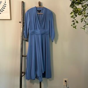 Perceptions New York Cornflower Blue Fit & Flare Dress.  Very Flattering!